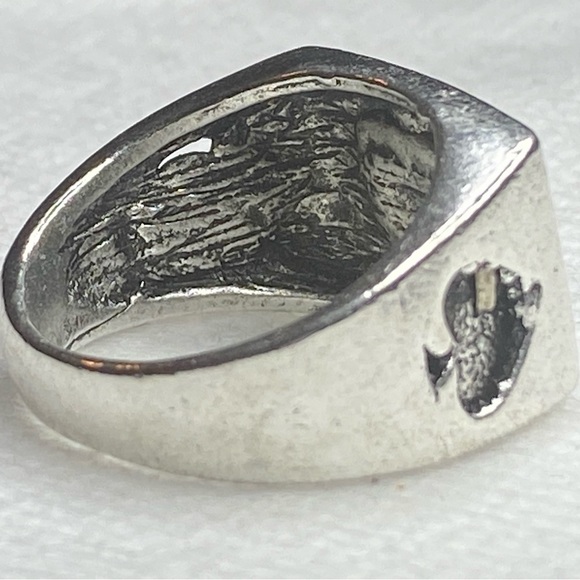 SilverPlated Statement Ring! 7 1/2 - Picture 6 of 9
